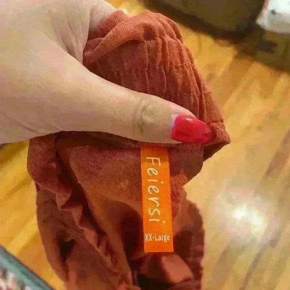 Feiersi Women Casual‎ Wide Leg Pants High Waisted Business Work Pants - Picture 4 of 6